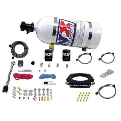 Nitrous Express - Nitrous Express 20933-10 Nx Nitrous Oxide System Kit GM LS 102mm TB Plate