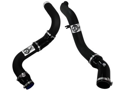 aFe Power - aFe 46-20174-B 3" Aluminum Hot/Cold Charge Pipe Kit Black for 14-15 RAM 1500 3.0