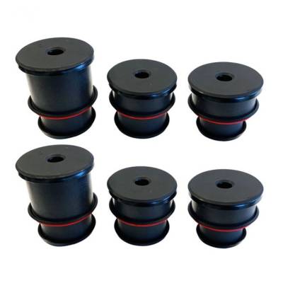 S&B Filters - S&B Filters 81-1008 Silicone Rubber Body Mount Set Black for 80-98 Ford F-Series