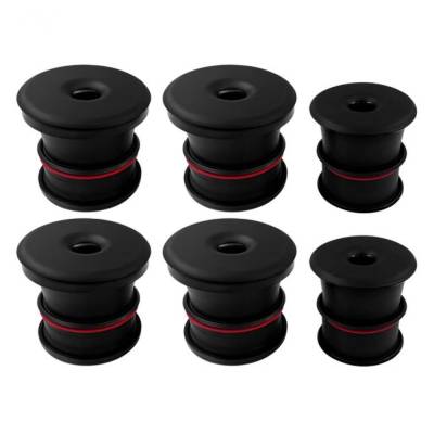 S&B Filters - S&B Filters 81-1004 Silicone Rubber Body Mount Set Black for 99-03 Super Duty