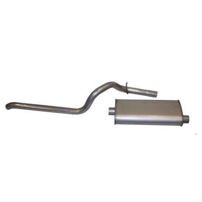Crown Automotive Jeep Replacement - Crown Automotive 52018335 Exhaust Kit for 84-98 Jeep Cherokee XJ 2.5/4.0L