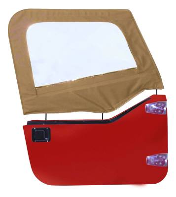 Crown Automotive Jeep Replacement - Crown Automotive DS10037 Door Skins for 86-95 Jeep Wrangler YJ