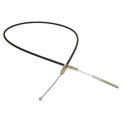 Crown Automotive Jeep Replacement - Crown Automotive J0906750 Parking Brake Cable for CJ-3B CJ3 CJ5 CJ5A CJ6 CJ6A