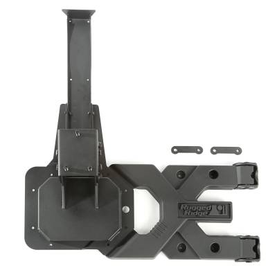 Rugged Ridge - Rugged Ridge 11546.50 Spartacus HD Tire Carrier Kit Black for 07-18 Wrangler JK