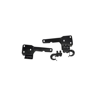 Rugged Ridge - Rugged Ridge 11236.05 HD Tow Hooks Front w/Brackets for 84-01 Cherokee XJ