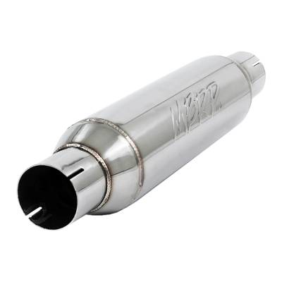 MBRP Exhaust - MBRP Exhaust R1012 T304 Armor Pro 2.5"IN 16" OUT 20" Body Overall Resonator Uni.