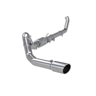 MBRP Exhaust - MBRP S6104AL AL 4" Turbo Back Single Side Exit w/Muffler for 03-04 RAM 2500/3500