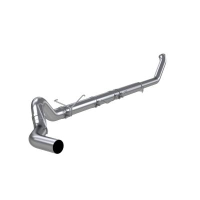 MBRP Exhaust - MBRP S61140PLM AL 5"Turbo Back One Side Exit w/o Muffler for 03-04 RAM 2500/3500