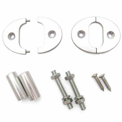 Autoloc - Autoloc AUTBCKNOB Billet Knob Set w/Plates for Bear Claw Latches