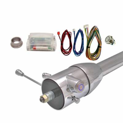 Autoloc - Autoloc AUTHFS2001B Blue One Touch Engine Start Kit w/Column Insert