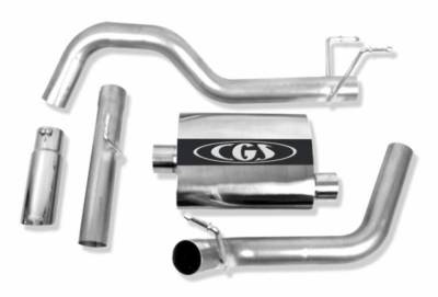 CGS - CGS Performance 60026 Alum. Cat-Back Exhaust for 06-08 Dodge RAM MegaCab-SB 5.7