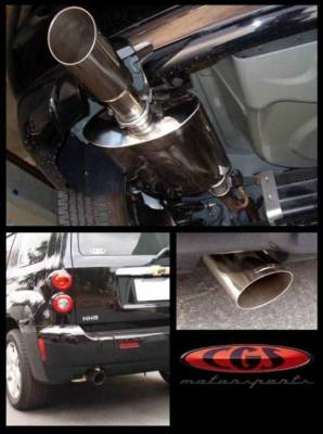 CGS - CGS Performance 60027 Axle-Back Exhaust for 06-11 Chevrolet HHR 2.2L