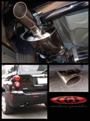 CGS - CGS Performance 60028 Axle-Back Exhaust for 06-11 Chevrolet HHR 2.4L