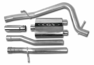 CGS - CGS Performance 70016 SS Cat-Back Exhaust for 02-06 Escalade & Yukon Denali 6.0L