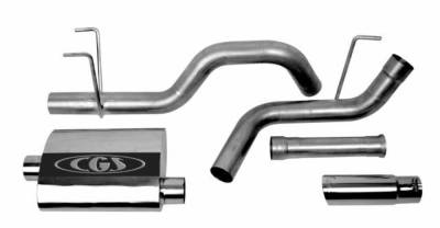 CGS - CGS Perf. 60041 Alum. Cat-Back Exhaust for 00-06 Toyota Tundra AC/DC-SB 3.4/4.7