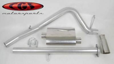 CGS - CGS Performance 60042 Alum Cat-Back Exhaust 07-08 Silverado/Sierra RC-SB 4.8/5.3