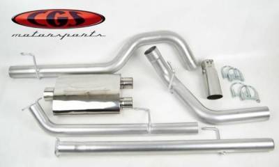 CGS - CGS Perf. 70044 SS Cat-Back Exhaust for 07-13 Toyota Tundra DC6.5/CC5.5 5.7L