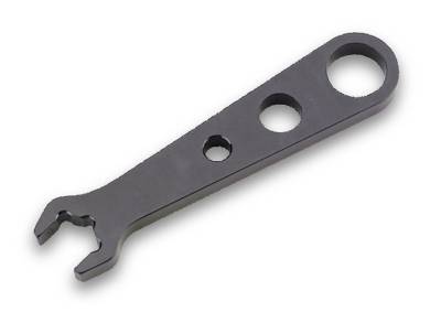Earl's Performance - Earls Plumbing 230406ERL Hose End Wrench Hex Size 11/16" Nut Size 6 Black