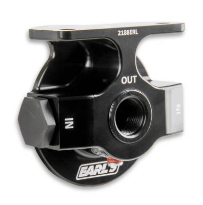 Earl's Performance - Earls Plumbing 2188ERL Billet Remote Oil Filter Mount Kit
