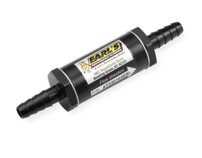 Earl's Performance - Earls Plumbing AT230103ERL Aluminum In-Line Fuel Filter