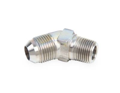 Earl's Performance - Earls Plumbing SS982310ERL 45-DEG Stainless Steel AN To NPT Adapter Elbow