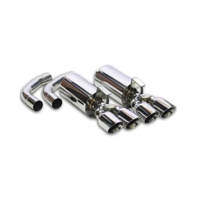 FlowTech - Flowtech 11543FLT Axle-Back Exhaust System for 92-96 Corvette