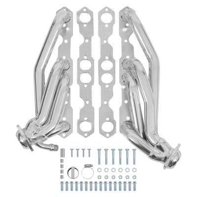 FlowTech - Flowtech 91832-1FLT Shorty Smog Headers for Chevy/GMC 5.0 & 5.7