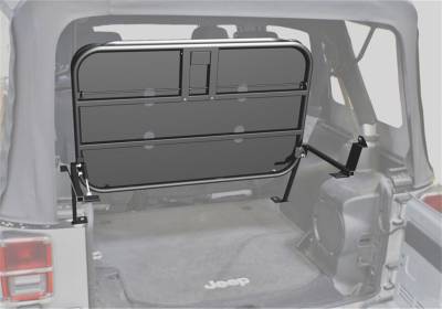 Rampage - Rampage 86623 Rear Sport Rack Interior Mount Fold up for 07-18 Jeep Wrangler JK