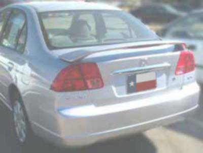 Dallas Automotive Restyling - DAR ABS521 Mercury Milan Custom Post Lighted Rear Spoiler Unpainted Lighted