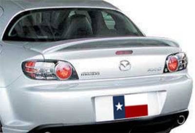 Dallas Automotive Restyling - DAR ABS-526 Factory Post Mount Rear Spoiler Unpainted Un-Lighted