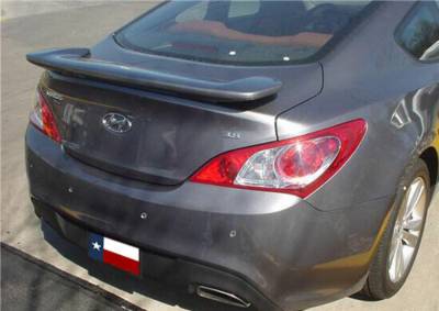 Dallas Automotive Restyling - DAR ABS-716 for Hyundai Genesis Flush Mount Rear Spoiler Unpainted