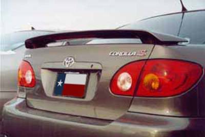 Dallas Automotive Restyling - DAR ABS-535 Factory Post Mount Rear Spoiler Unpainted Lighted