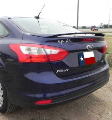 Dallas Automotive Restyling - DAR ABS-755 Ford Focus Post Mount Rear Spoiler Unpainted