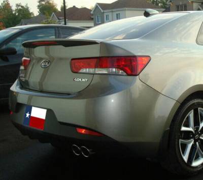 Dallas Automotive Restyling - DAR ABS-756 for Kia Forte Flush Mount Rear Spoiler Unpainted Lighted