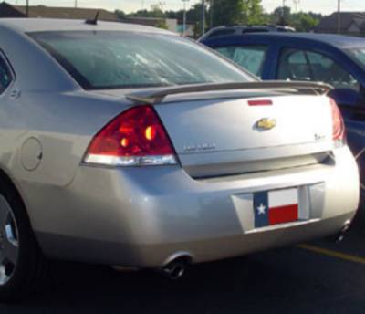 Dallas Automotive Restyling - DAR FG-081 Chevrolet Impala Post Mount Rear Spoiler Unpainted