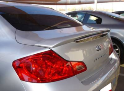 Dallas Automotive Restyling - DAR FG-073 Lip Mount Rear Spoiler Unpainted for Infiniti G35