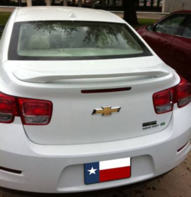 Dallas Automotive Restyling - DAR ABS-763 Chevrolet Malibu Post Mount Rear Spoiler Unpainted
