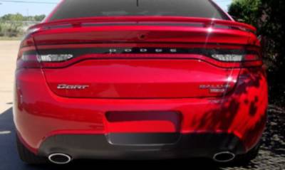 Dallas Automotive Restyling - DAR ABS-767 Rear Post Mount Spoiler Unpainted