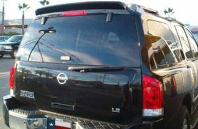 Dallas Automotive Restyling - DAR FG-045 Roof Mount Rear Spoiler Unpainted for Infiniti QX56