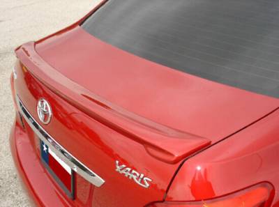 Dallas Automotive Restyling - DAR FG-058 Lip Mount Rear Spoiler Unpainted for Toyota Yaris
