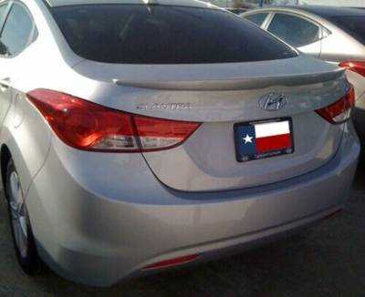 Dallas Automotive Restyling - DAR FG-281 for Hyundai Elantra Lip Mount Rear Spoiler Unpainted