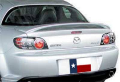 Dallas Automotive Restyling - DAR FG-177 Mazda RX-8 Post Mount Rear Spoiler Unpainted