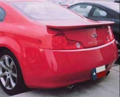 Dallas Automotive Restyling - DAR FG-194 Factory Flush Mount Rear Spoiler Unpainted Lighted