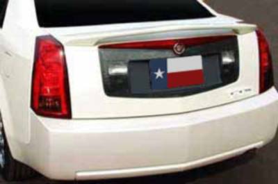 Dallas Automotive Restyling - DAR FG-376 Cadillac CTS Post Mount Rear Spoiler Unpainted