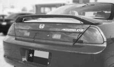 Dallas Automotive Restyling - DAR FG-196 Ford Focus Post Mount Rear Spoiler Unpainted Lighted