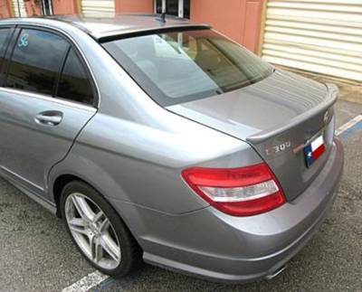 Dallas Automotive Restyling - DAR FG-569 Mercedes C-Class Factory Style Window Rear Spoiler Unpainted