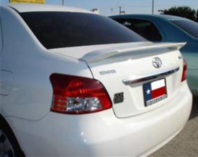 Dallas Automotive Restyling - DAR FG-096 Post Mount Rear Spoiler Unpainted for Toyota Yaris