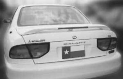 Dallas Automotive Restyling - DAR FG-303 Rear Post Mount Spoiler Unpainted Lighted