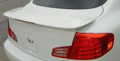 Dallas Automotive Restyling - DAR FG-080 Post Rear Spoiler w/light Unpainted Lighted for Infiniti G35