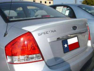 Dallas Automotive Restyling - DAR FG-123 for KIA Spectra Lip Mount Rear Spoiler Unpainted